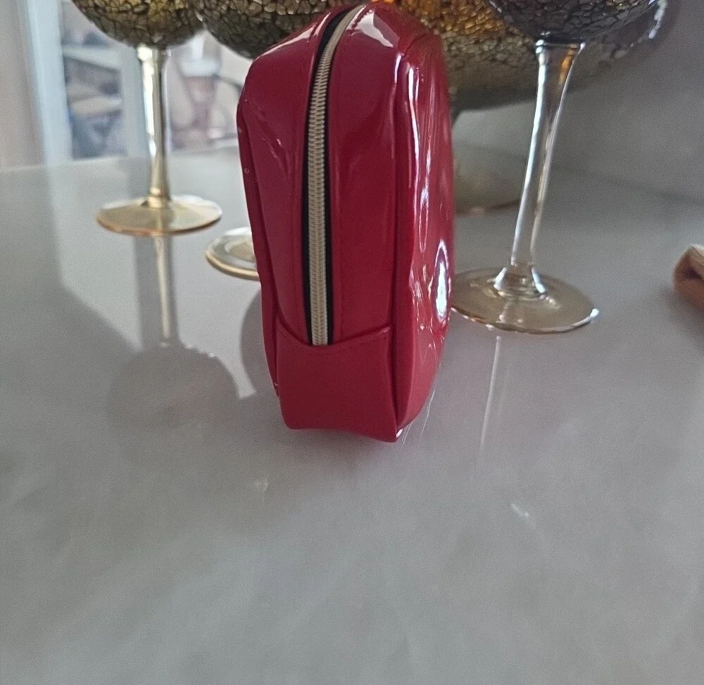 Red Patent Cosmetic Pouch - Women Bags YSL Beauty 